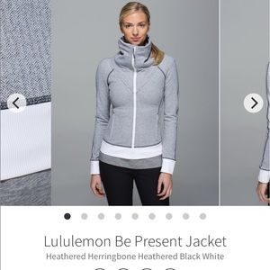 Lululemon Be Present Jacket herringbone